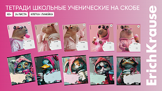 Новые школьные тетради от ErichKrause: по мотивам школьных будней