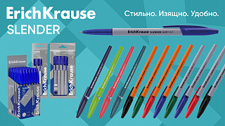 Тонкости аккуратного письма с новой шариковой ручкой Slender
